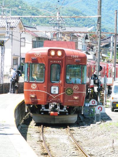 富士登山電車でBBQへ