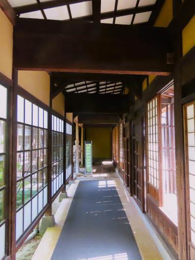 宮島陽春-7　宮島歴史民俗資料館（旧江上家）見学　☆豪商の主屋　展示館4棟　池のある庭園