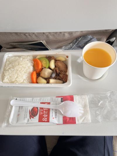 機内食です。