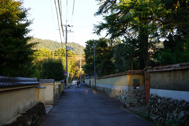 奈良公園の南に位置し、当初春日神社神官の社家町として発足した高畑町は、江戸時代になって隣接する奈良町が発展したことに伴い、柳生街道沿いに商人が進出し、次第に賑わいのある商家町が形成されると、多くの神社関係者や禰宜などが住居を構えるようになりました。<br /><br />広大な規模を有していた春日神社神官の屋敷地は、現在、国や企業の保養施設などへと姿を変えましたが、かつての屋敷地を取り囲んでいた土塀などは往時のまま残され、社家町の雰囲気が色濃く残る町並みが続いています。<br /><br />一方、旧柳生街道沿いに展開する商家町には、切妻屋根平入りに虫籠窓を備えた厨子2階建ての町家や、本瓦葺屋根に煙出しの越屋根を備えた町家など、今も伝統的な様式の町家が連なる古い町並が残っています。