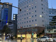 いきなり2泊めの東横イン東大門1
この日は雨で大変でした
